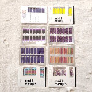 Bundle-8 packs of Nails Mailed nail wraps